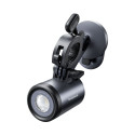 Baseus PrimeTrip 2-in-1 bike mount, phone holder + flashlight (black)