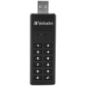 External drive Verbatim Keypad Secure USB 3.2 Gen 1 64GB black 49428