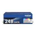 Brother TN248VAL laser toner cartridge, four-color pack Brother TN248VAL laser toner cartridge, four-color pack
