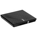 Asus SDRW-08D2S-U LITE - ulkoinen Slim DVD+/-RW -asema, musta Asus SDRW-08D2S-U LITE - ulkoinen Slim DVD+/-RW -asema, musta