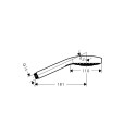 HANDLE SHOWER HG CROMA E 1J .9 L/MIN BBC