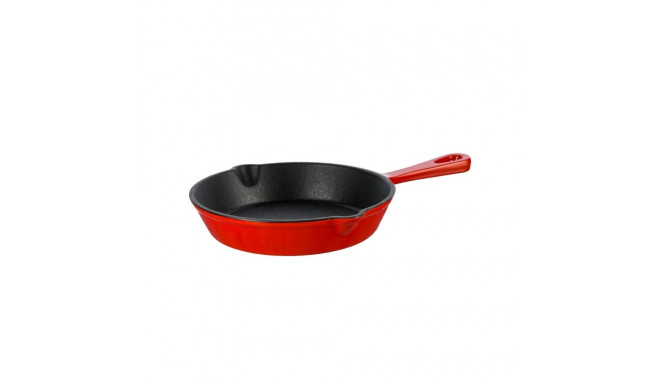 RED IRON CAST SKILLET 25 CM