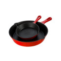 RED IRON CAST SKILLET 25 CM
