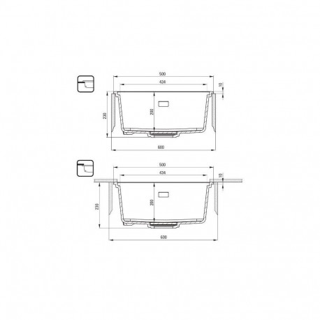 SINK GRANITE ZKM_N10A BLACK
