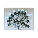 GARLAND 10LED 8M 4.9W 2700K RGB IP44