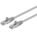 Premiumcord Patch cable CAT6a S-FTP, RJ45-RJ45, AWG 26/7 1m color grey