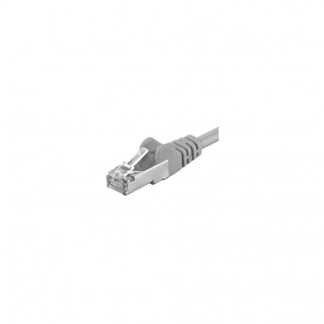 PremiumCord F/UTP 0,5m CAT.6 patch cable awg26 grey