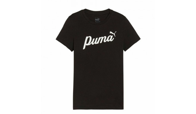 Child's Short Sleeve T-Shirt Puma Essentials + Script