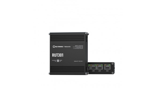 Etherneti ruuter | RUT301 | Wi-Fi puudub | 10/100 Mbit/s | Etherneti LAN (RJ-45) pordid 5 | Mesh-tug