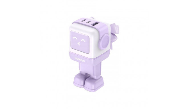 UGREEN Uno RG 65W 3-Port GaN Fast Charger EU purple