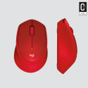 Logitech M330 Silent Plus RED - IN-HOUSE/EMS NO LANG EMEA RETAIL 2.4GHZ M-R0051