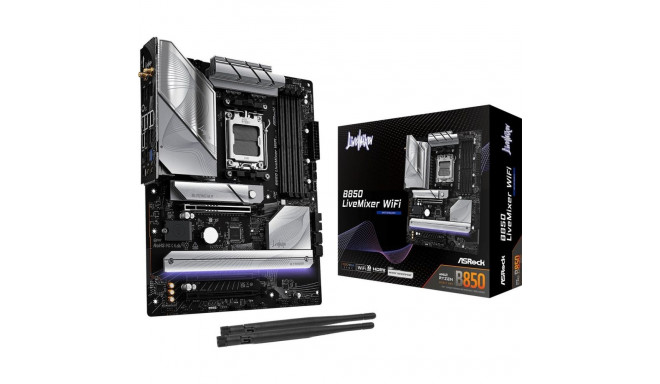 ASRock B850 LiveMixer WiFi AM5 ATX HDMI/DP DDR5 emaplaat