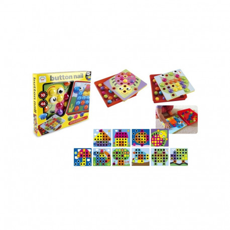 BUTTON PUZZLE GAME 30.5X5X30.5