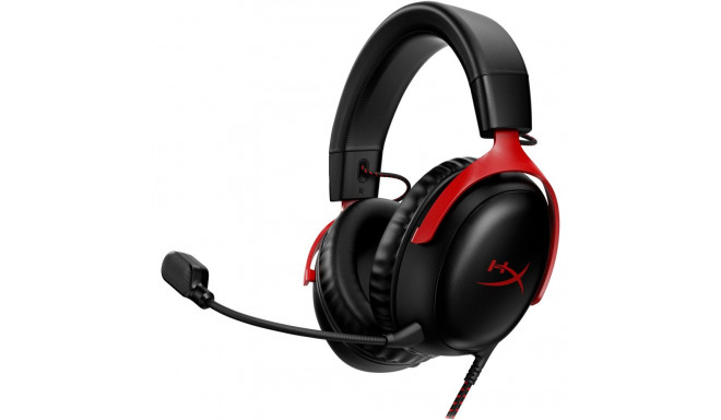 HyperX Cloud III, black/red Gaming Headset