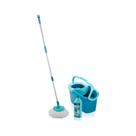Leifheit põrandapuhastuskomplekt Rotation Disc Mop Ergo 55414 + põrandapesuvahend Power Cleaner 1l