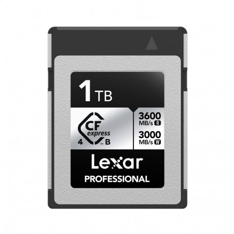 Lexar mälukaart CFexpress 4.0 Pro R3600/W3300 1TB, hõbedane