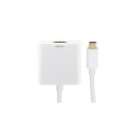 Deltaco USBC-HDMI1 video cable adapter 0.1 m USB Type-C HDMI White