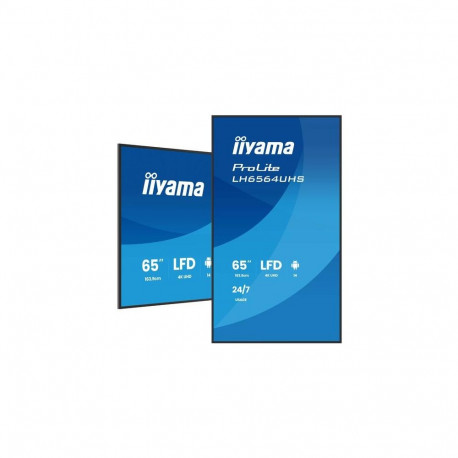 iiyama LH6564UHS-B1AG Signage Display Digital signage flat panel 165.1 cm (65") Wi-Fi 500 c