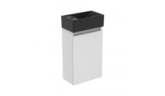CAB HUNG EUROVIT WITH BLC LEFT BASIN WH