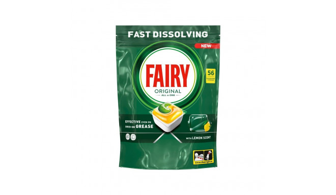 CAPS DISH FAIRY ALL IN ONE LEMON 56 PCE
