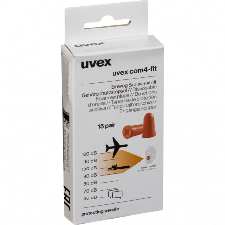 uvex com4-fI Minibox, 15 paari, jaemüük