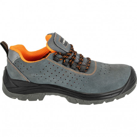 Zamsšnaha poolsaapad avadega hall-oranž, s1p src, "45", ce, lahti