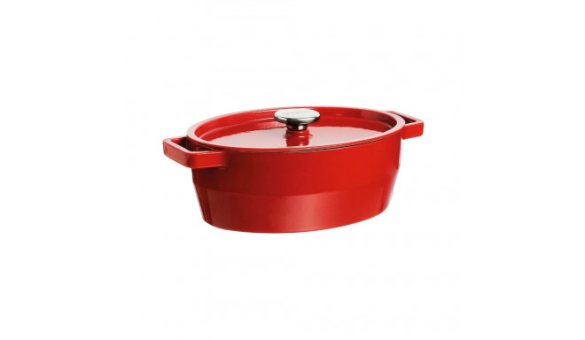 PYREX Katls 5.8L PYREX ovals cuguna 33cm/sarkans 33SC5AC33