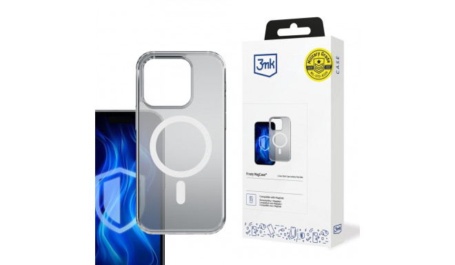 3mk Apple iPhone 15 Pro Max - Frosty MagCase White