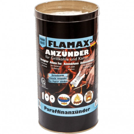 Parafiinist süütekuubikud 4012425181024 paberpakendis 100tk