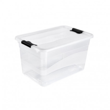 Kaste ar vaku crystalbox Cornelia 59 5x39 5x34cm 52L caurspidiga 4001515942010