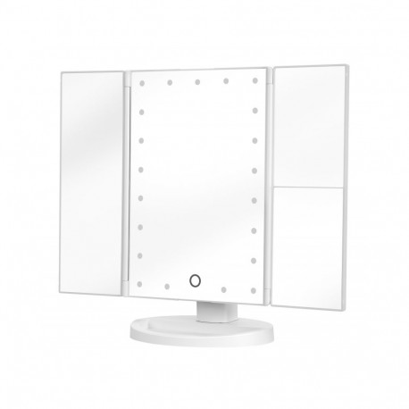 Make-up Mirror - Humanas HS-ML04 LED Lights 21 Adjustable Magnifying White