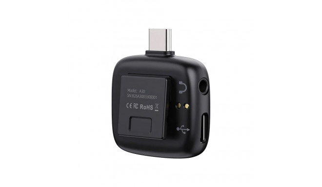 Microphone System - Ulanzi A30 Wireless Lavalier 2 Transmitters 1 Receiver 50m Range