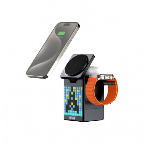 Charging Station - Newell induOne MagPlay MagSafe Charger with Speaker & Display