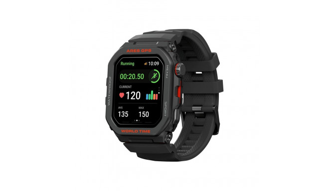 Smartwatch - Zeblaze Ares GPS, Bluetooth Calling, Health Monitoring, 14 Days Battery Life, Black
