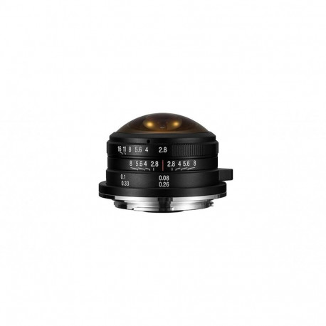 Camera Lens - Laowa 4mm f/2.8 Fisheye 210° Angle of View 135g