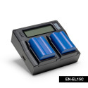 Camera Battery Set - Newell Supracell Set 1x DC-LCD 2x EN-EL15C 2400mAh