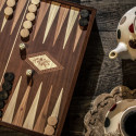 Board Game Set - Manopoulos Classic Style 4in1 Chess Backgammon Ludo Snakes L Size