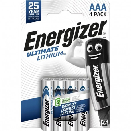 Battery - Energizer L92 Ultimate Lithium R03 AAA 1.5V 4-pack