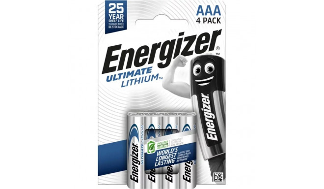 Battery - Energizer L92 Ultimate Lithium R03 AAA 1.5V 4-pack