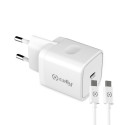 Seinalaadija Celly 20W adapter + USB-C kaabel