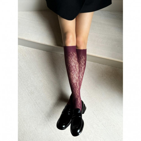 SOKISAHTEL BELLAROSA veinipunased õhukesed põlvikud 444