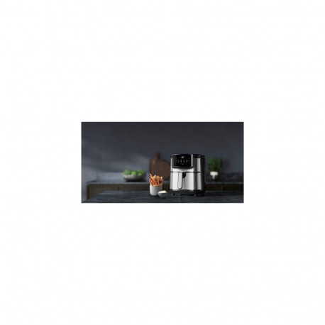 AEG AF6-1-4ST Single 3.5 L Stand-alone 1500 W Hot air fryer Black, Stainless steel