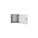 Intellinet Industrial IP55 19&quot; Wall Mount Cabinet with Integrated Fans, 12U 600 mm (17.7 in