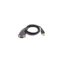 Equip USB-A to Serial (DB9) Cable, M/M 1.5m