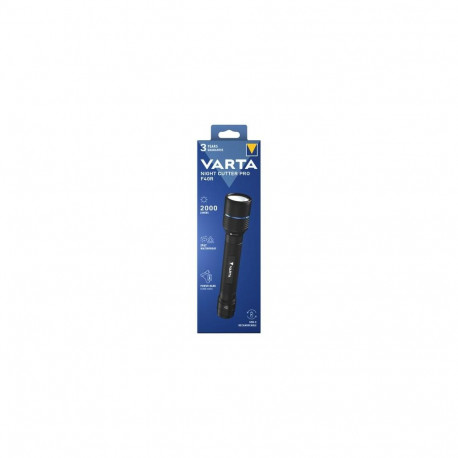 Varta Night Cutter Pro F40R Black Hand flashlight LED