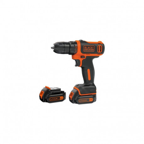 Black & Decker BDCDD12KB-QW drill Keyless Black, Orange