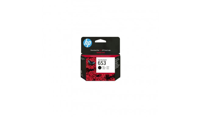 HP 653 Black Original Ink Advantage Cartridge