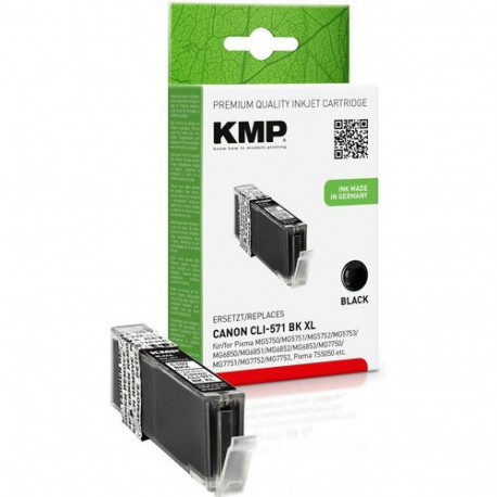 KMP C107BKX ink cartridge Black