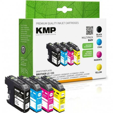 KMP 1525,4005 ink cartridge 4 pc(s) Compatible Black, Cyan, Magenta, Yellow
