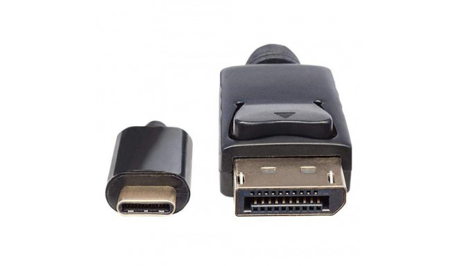 Manhattan USB-C to DisplayPort Cable, 4K@60Hz, 2m, Male to Male, Black, Not Bi-Directional, Three Ye